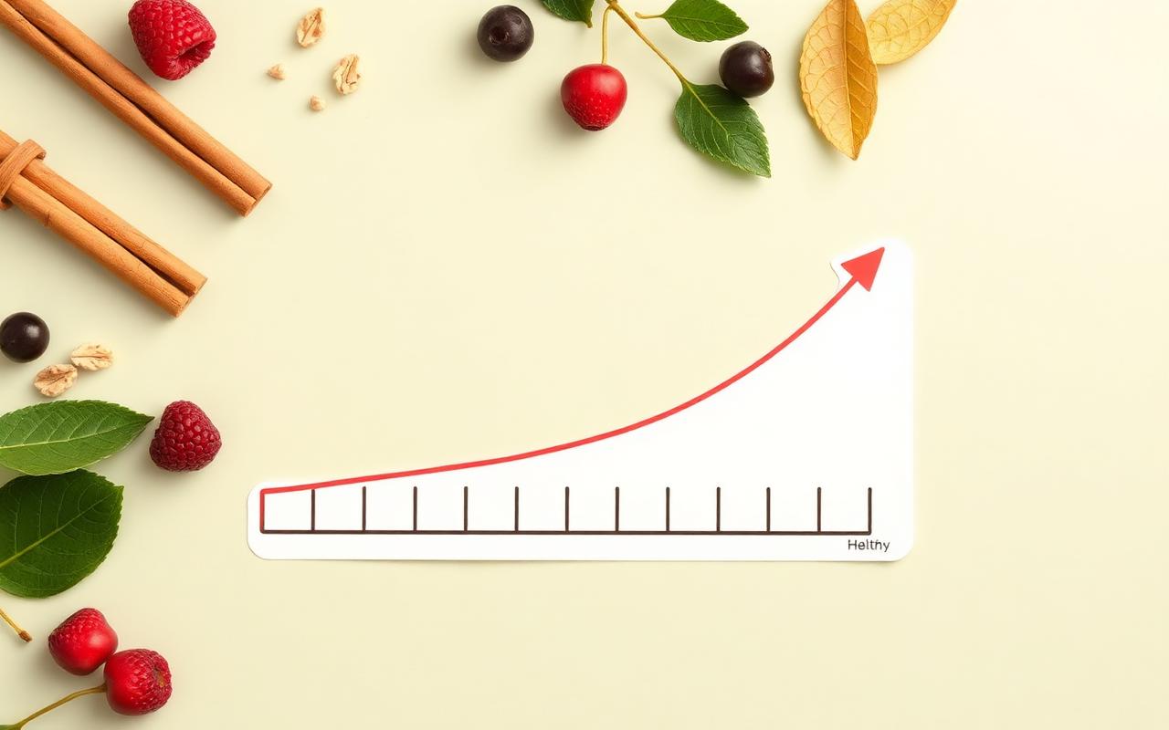 Blood glucose trending toward a healthy balance with natural ingredients