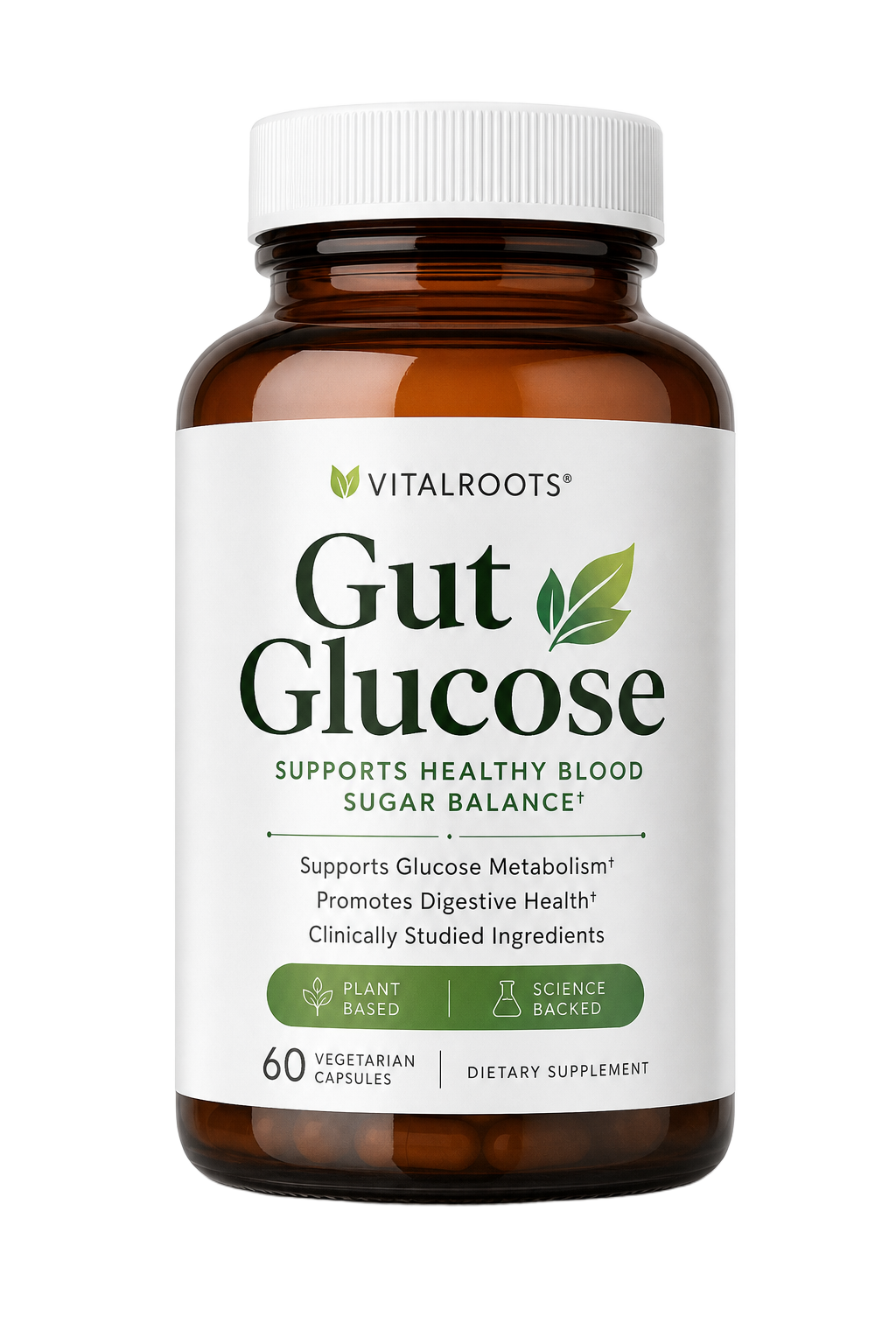 Gut Glucose supplement bottle